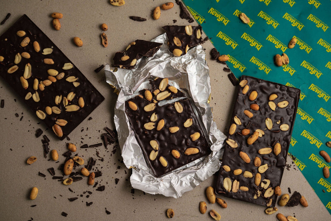 Dark Chocolate Peanut Bars - Rewynd Snacks