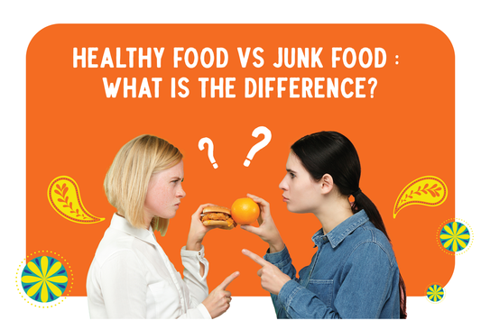 healthy food vs junk food