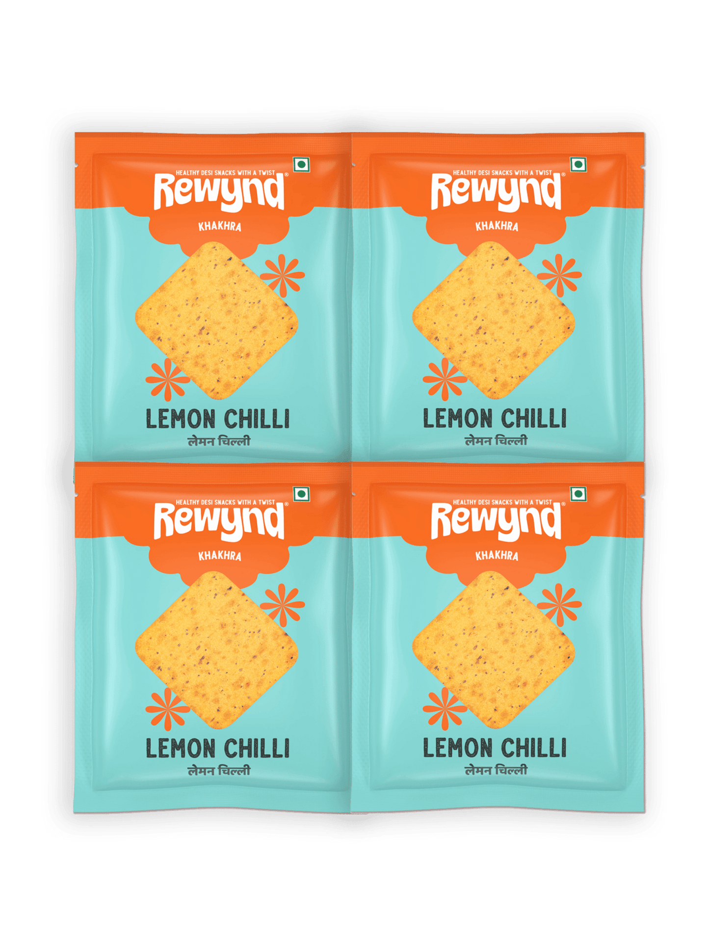 Lemon Chilli Khakhra Pack of 4 (160gm)