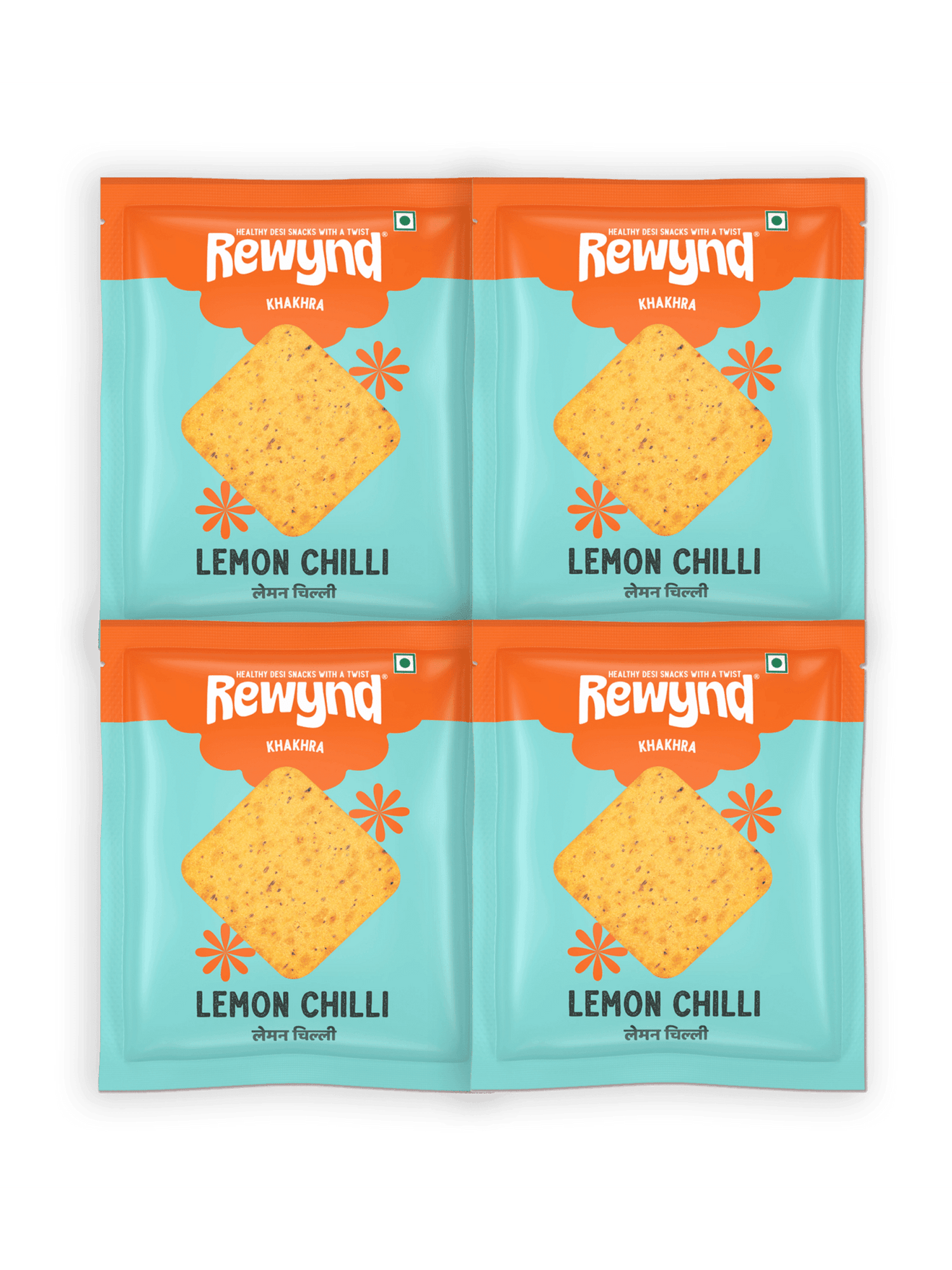 Lemon Chilli Khakhra Pack of 4 (160gm)