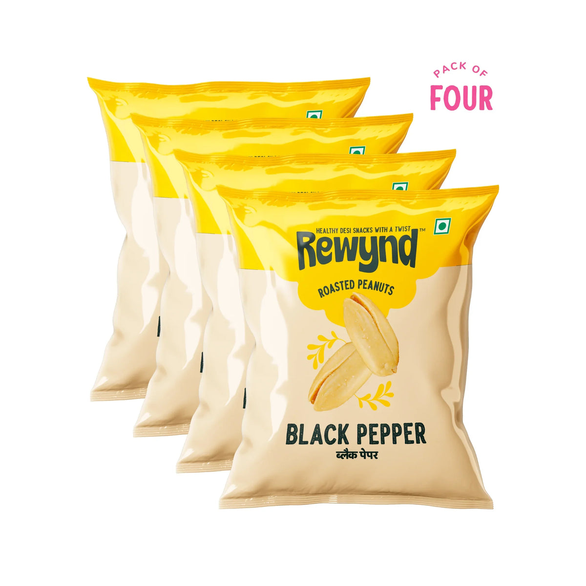 Black Pepper Roasted Peanut Pack of 4 (560gm)