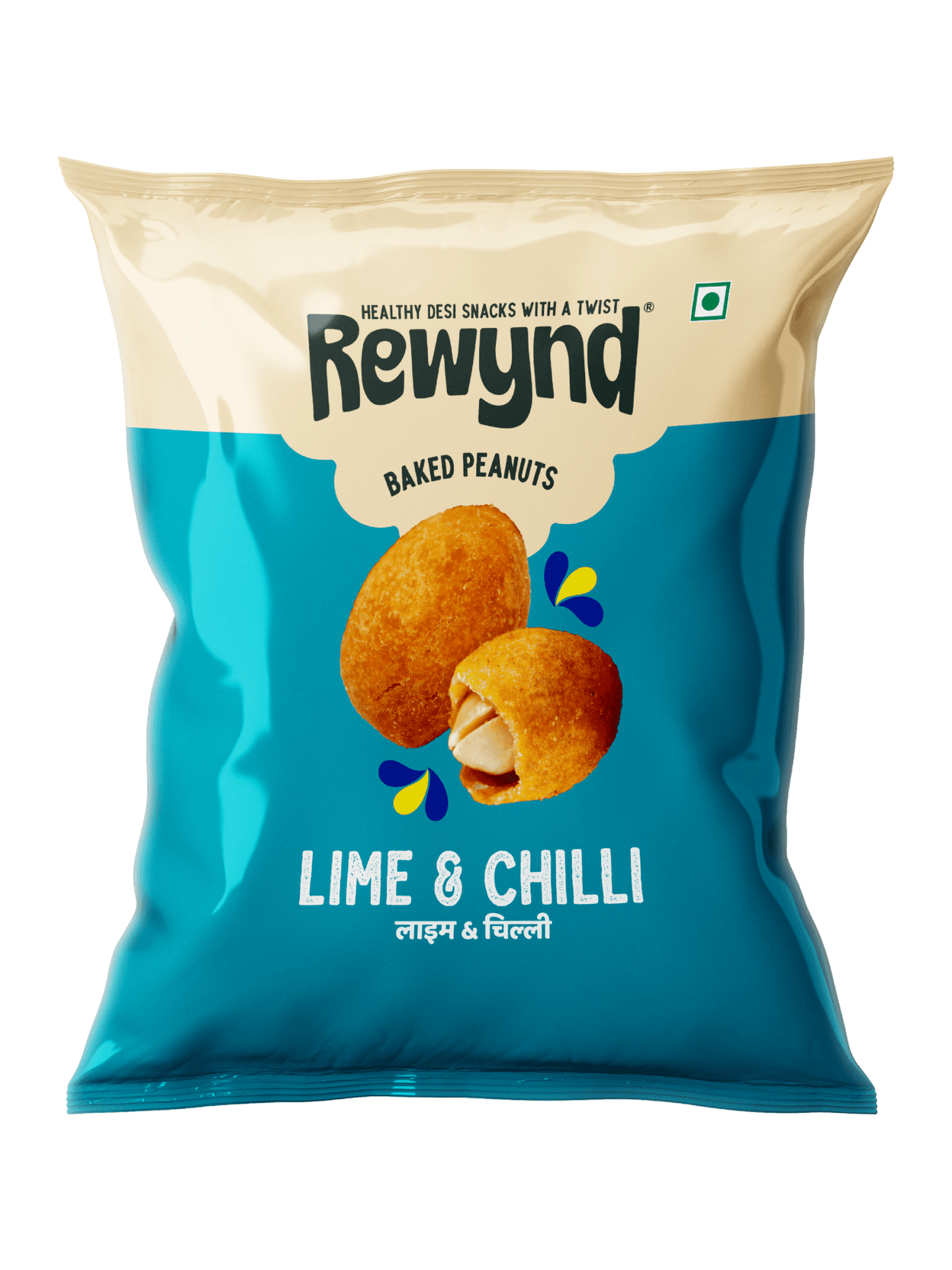 Lime & Chilli Baked Peanut Single Pack (130gm)