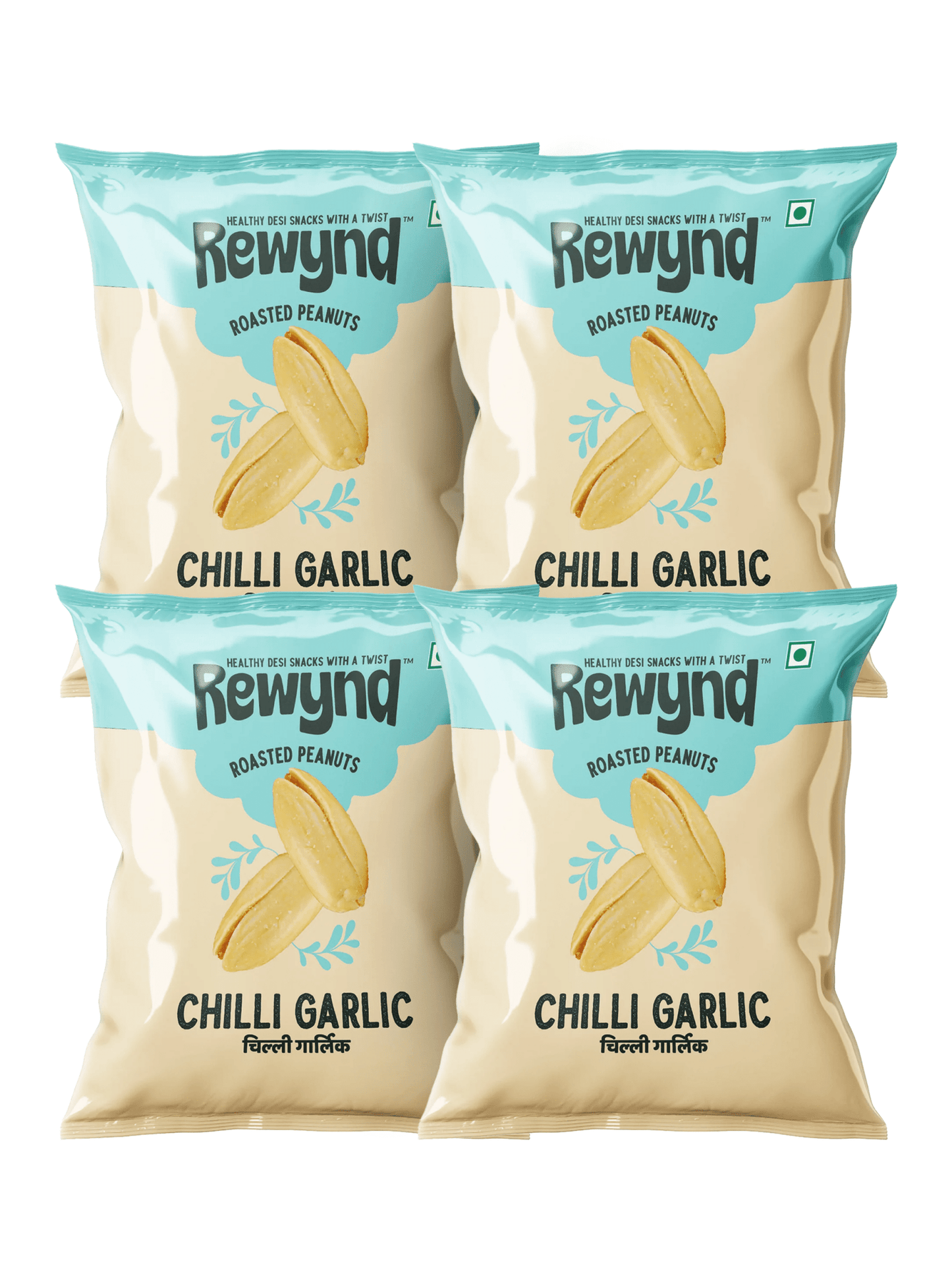 Chilli Garlic Roasted Peanut Pack of 4 (560gm)