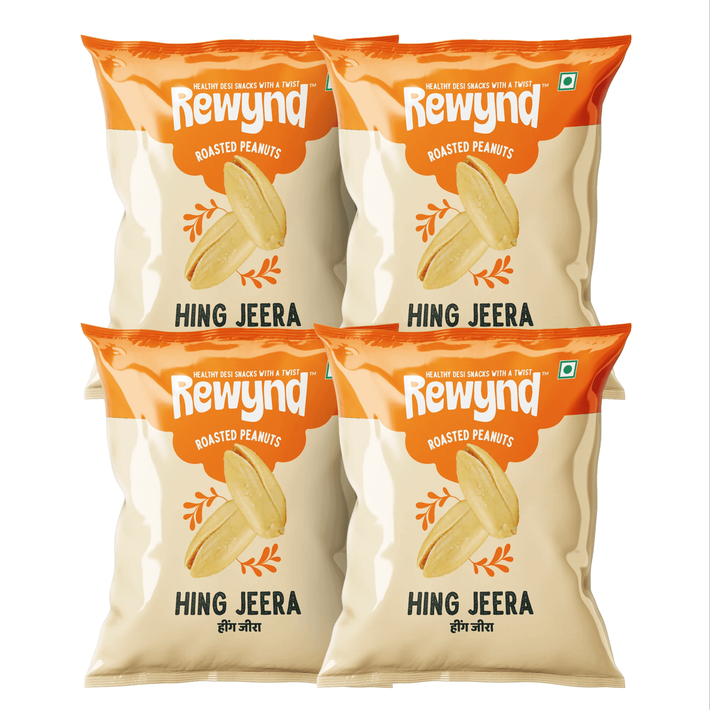 Hing Jeera Roasted Peanut Pack of 4 (560gm)