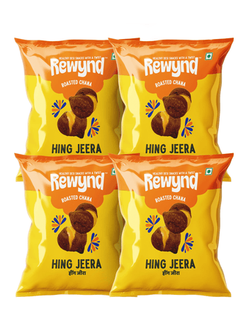 Hing Jeera Roasted Chana Pack of 4 (560gm)