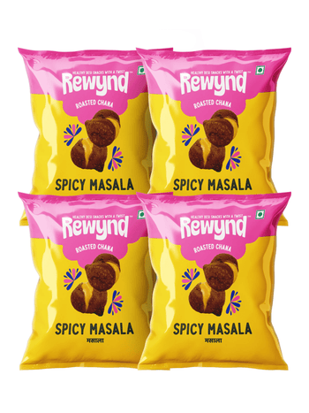 Spicy Masala Roasted Chana Pack of 4 (560gm)