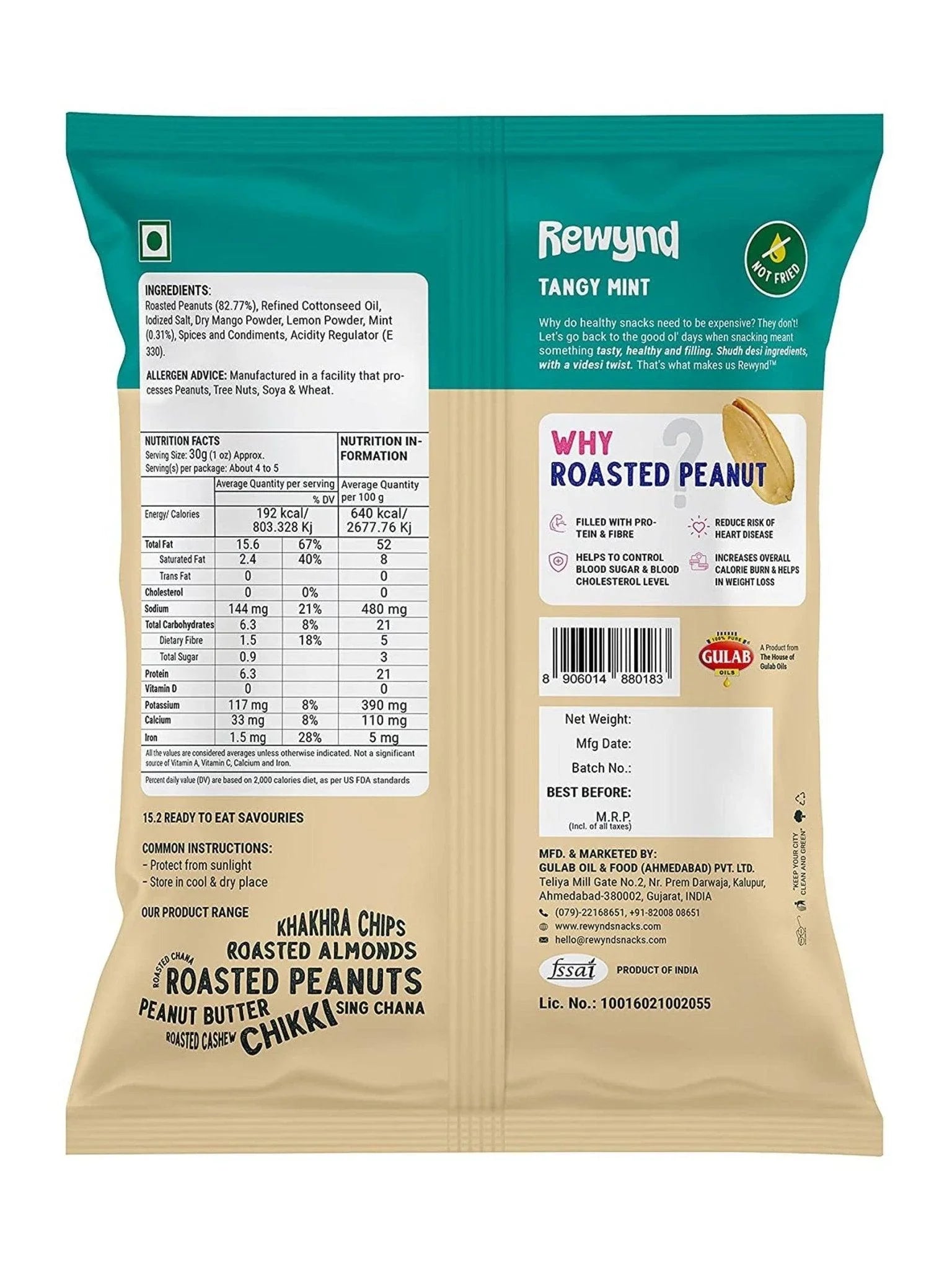 Tangy Mint Roasted Peanut