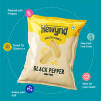 Black Pepper Roasted Peanut - Rewynd Snacks