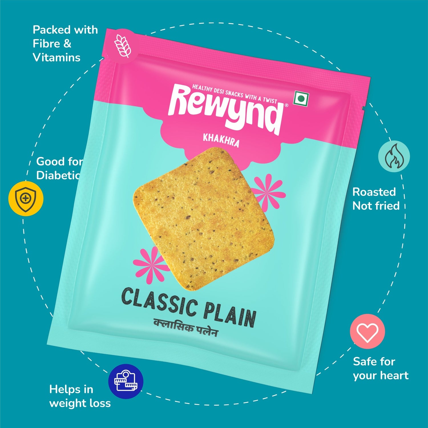 Classic Plain Khakhra - Rewynd Snacks