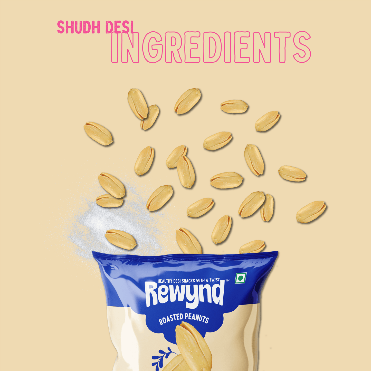 Classic Salted Roasted Peanut - Rewynd Snacks