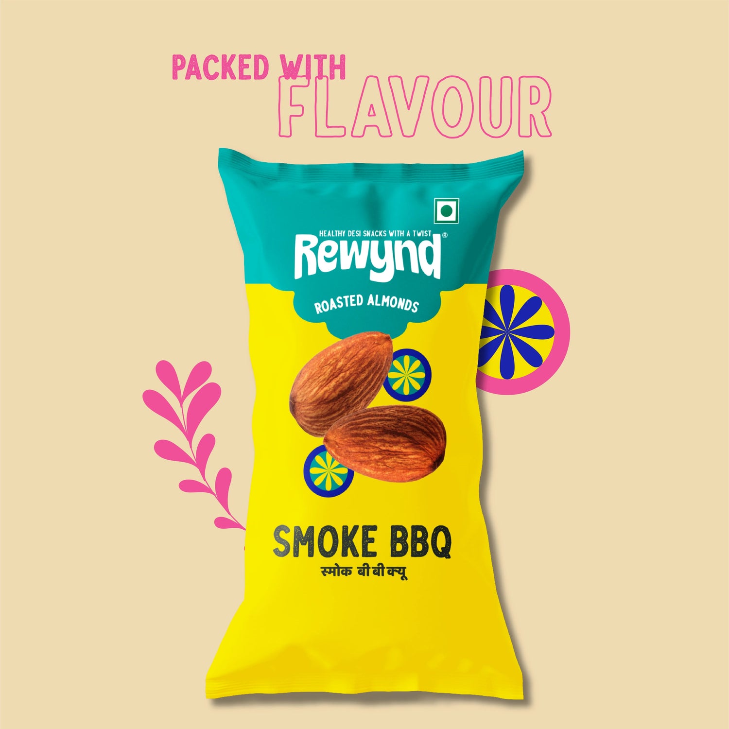 Smoke BBQ Roasted Almonds - Rewynd Snacks